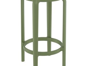 Σκαμπό Μπαρ Tom 20.0789 36x36x65cm Olive Green Siesta