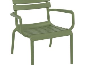 Πολυθρόνα Paris Lounge 20.0495 68x70x40/76cm Olive Green