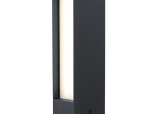 Φωτιστικό Δαπέδου E257 Με Οπάλ Diffuser Led 3000K 9W Graphite