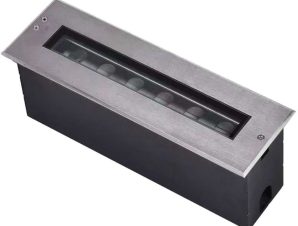 Φωτιστικό Δαπέδου Χωνευτό E365 33×10,5×12,5cm Led 720lm 9W 3000K Steel