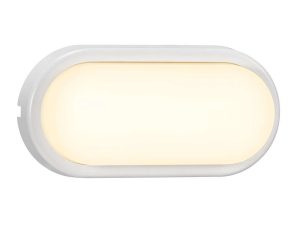 Φωτιστικό Τοίχου Cuba Energy Oval 2019181001 20,5x10cm Led 700Lm 6,5W 3000K IP54 White Nordlux