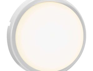 Φωτιστικό Τοίχου Cuba Energy Round 2019161001 Φ17,5cm Led 700Lm 6,5W 3000K IP54 White Nordlux