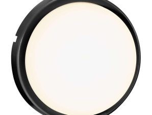 Φωτιστικό Τοίχου Cuba Energy Round 2019161003 Φ17,5cm Led 700Lm 6,5W 3000K IP54 Black Nordlux