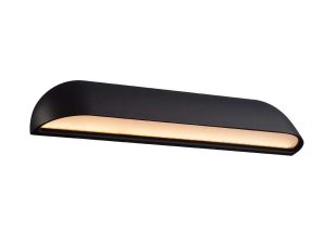 Φωτιστικό Τοίχου Front 36 84091003 36×6,8cm Led 850Lm 12W 3000K IP44 Black Nordlux