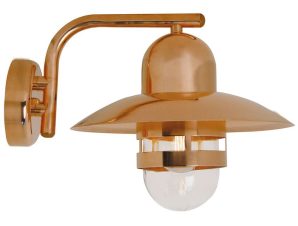 Φωτιστικό Τοίχου Nibe 24981030 34x24cm 1xE27 60W IP54 Copper Nordlux