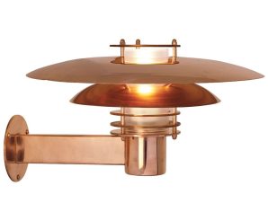 Φωτιστικό Τοίχου Phoenix 24381030 42,5x22cm 1xE27 16W IP54 Copper Nordlux