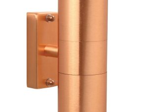 Φωτιστικό Τοίχου Tin Double 21279930 11,5x17cm 2xGU10 35W IP54 Copper Nordlux