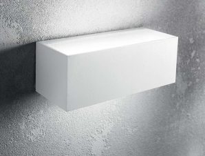 Φωτιστικό Τοίχου – Απλίκα 6730 B 2XE14 40W 22x10x8,5cm White Perenz