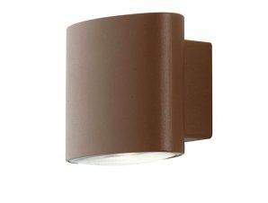 Φωτιστικό Τοίχου – Απλίκα Boxter LED-W-BOXTER BRO 2x4W Led 12,9x10x8,5cm Bronze Intec