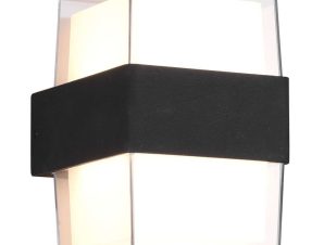 Φωτιστικό Τοίχου – Απλίκα Molina R22062142 9x13cm 2xLed 550Lm 4,6W Black-White RL Lighting