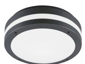 Φωτιστικό Οροφής – Πλαφονιέρα Kendal R62151142 30x9cm Led 1180Lm 11W Anthracite-White RL Lighting