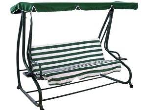 Κούνια 210x124x167 HM5050 Green-White