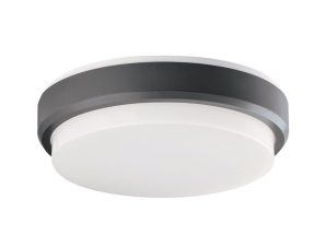 Φωτιστικό Οροφής – Πλαφονιέρα Tinos D200 IP54 4171701 Anthracite Viokef