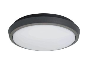 Φωτιστικό Οροφής – Πλαφονιέρα Tibuok 4197600 IP54 D220 Anthracite Viokef