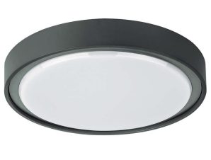 Φωτιστικό Οροφής – Πλαφονιέρα Anabella 4257301 D:300XH:44 Anthracite Viokef