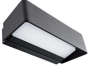 Φωτιστικό Τοίχου – Απλίκα Edison 4255500 L:248XH:70 Anthracite Viokef