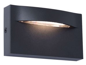 Φωτιστικό Τοίχου – Απλίκα Vita 4298200 13,7x4x7,5cm Led 350lm 9W 3000K Anthracite Viokef