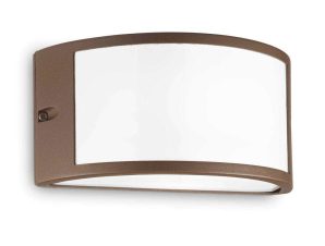 Φωτιστικό Τοίχου – Απλίκα Rex 213217 25x13x12cm 1xE27 60W Coffee Ideal Lux