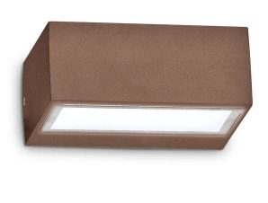 Φωτιστικό Τοίχου – Απλίκα Twin 213330 16,5×11,5×6,5cm 1xG9 28W Coffee Ideal Lux