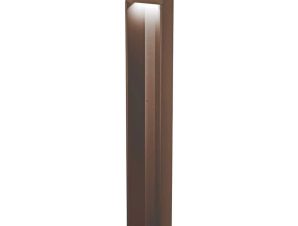 Φωτιστικό Δαπέδου Kurt 294001 8,5x65cm LED 11W 4000K 1000Lm Coffee Ideal Lux