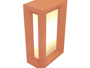 Φωτιστικό Tοίχου MK062TC 7W IP65 Ε27 Terracotta Aca