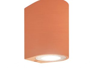 Φωτιστικό Τοίχου Στρογγυλό MK0521RTC GU10 IP65 Terracotta Aca