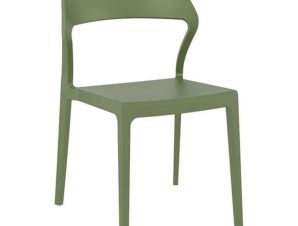 Καρέκλα Snow Olive Green 52X56X83εκ. Siesta 20.0153