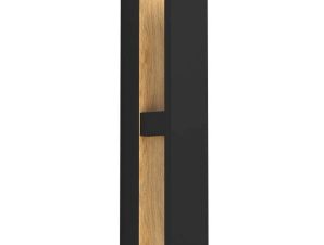 Φωτιστικό Τοίχου Costorio 900291 37x8x8cm Led Black-Natural Eglo