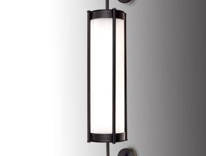 Φωτιστικό Τοίχου 01484 5W LED 3000K 400Lm 16,5x70cm Black Luma