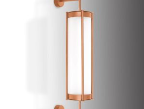 Φωτιστικό Τοίχου 01484 5W LED 3000K 400Lm 16,5x70cm Copper Luma