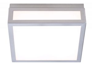 Φωτιστικό Οροφής – Πλαφονιέρα 01376-20 8W LED 3000K 650Lm 30x30cm Silver Luma