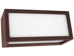 Φωτιστικό Τοίχου – Απλίκα Vigo VIGO2E27C 25×10,8×10,8cm E27 20W Corten Bot Lighting